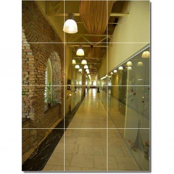 Mural de cerámica escenas urbanas Matalan 27, 36 x 121,92 cm