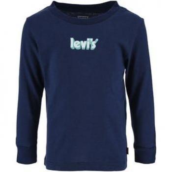 T-shirt à manches longues pour enfant Levi's® bleu foncé imprimé