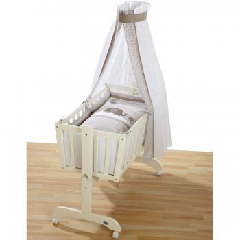 Alvi Elefant-Stubenwagen + Babybett Schaukelkomplett