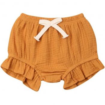Pudcoco Short de Verano con Volantes