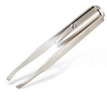 1PC LED Beauty Tweezer: Stainless Eyebrow, Eyelash & Face Hair Remover