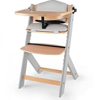 Trona de Madera ENOCK Kinderkraft, Ergonómica, Gris