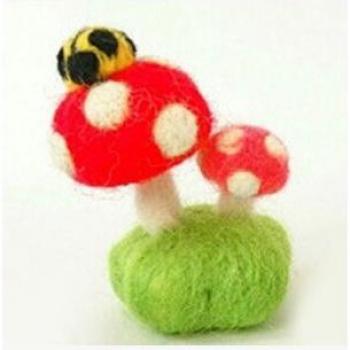 Cute Mushroom Creatures Needlepoint Kit