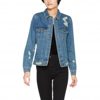 BECKY Women's Blue Jean Jacket