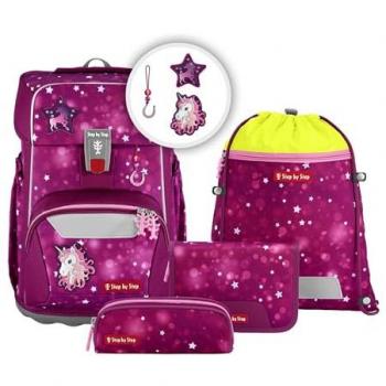 Step by Step 222613 GIANT Schulrucksack-Set Sweet Unicorn Nuala, 5-teilig