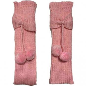 Girls' Leg Warmers with Bowknot