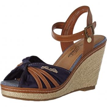 TOM TAILOR 2790801 Scarpe Col Tacco Cinturino Donna Blu 41 EU
