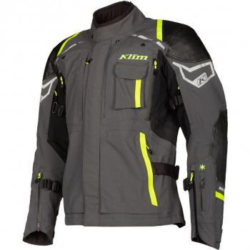 Klim Kodiak Blouson Moto Gris Jaune 27