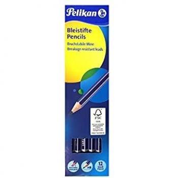 Lápices Pelikan CF12 HB sin goma Paquete de 12