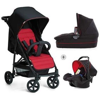 Hauck Navicella con Materasso Pieghevole Rosso