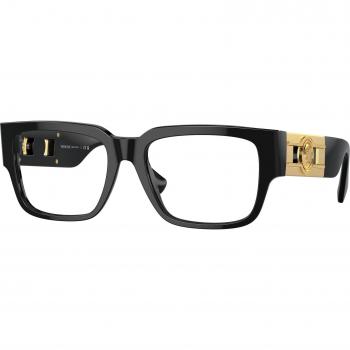 Versace VE3350 GB1 Herrenbrille Schwarz 53mm Squarish