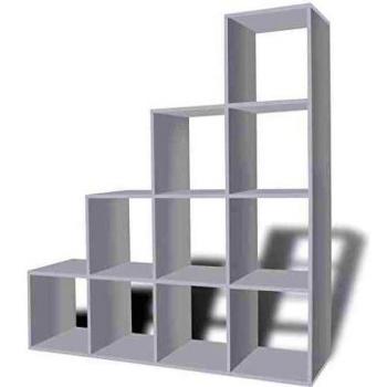 VidaXL White Display Shelf 142 cm