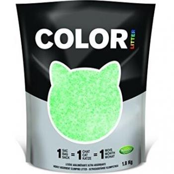 Litiere Agile En Gel De Silice Pour Chats 1.8 Kg Vert par Animalerie