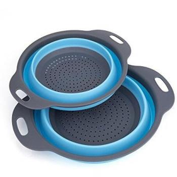 Scolapasta in Silicone per Campeggio