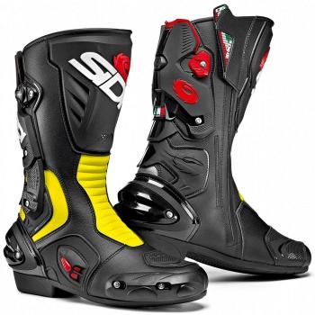 Bottes de moto Sidi Vertigo 2 jaunes fluo