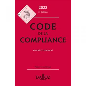 Marie-Emma Boursier Code De La Compliance 2022