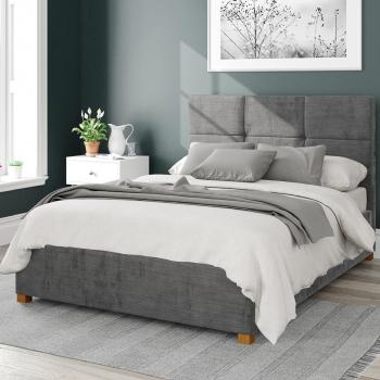 Caine Firenze Velour Ottoman Bed Frame Grey