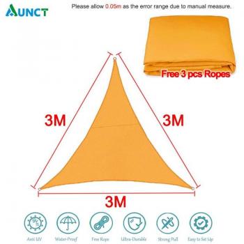 Toldo de Poliéster 3x3/4x4/5x5m Naranja Claro
