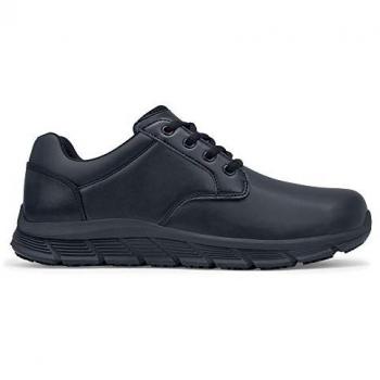 CrewSaloon II Mensure Black Leather Work Shoe, Size 7 (SFC12316)