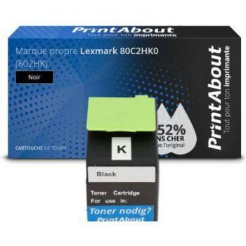 Toner Noir Lexmark 80C2HK0 – Grand Volume PrintAbout