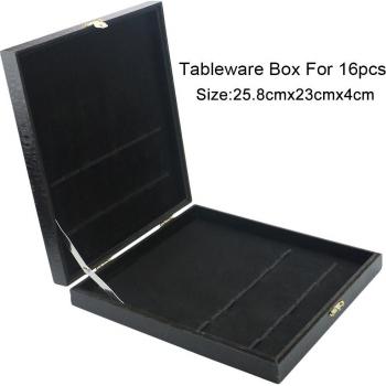 Vajilla Premium 16/24 Unidades en Caja de Madera