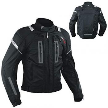Giacca Moto A‑Pro Mesh Impermeabile 4 Stagioni Nero 3XL