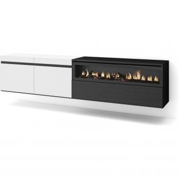 Chimenea Eléctrica Suspendida – Soporte TV Skraut