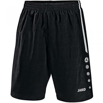 JAKO Herren Fußball Sporthose Turin, Schwarz/Weiß, XL