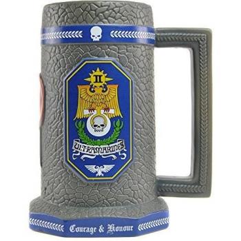 Half Moon Bay Warhammer Stein Ultramarine Pitcher – Single‑Toned