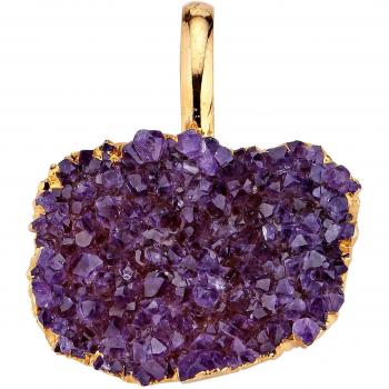 Kliŋel Eleganz: Amethyst-Anhänger für Frauen