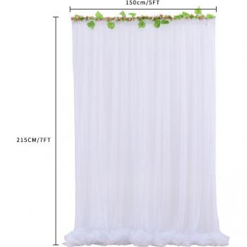 1.5x2.15M Tulle Stage Drapery for Events
