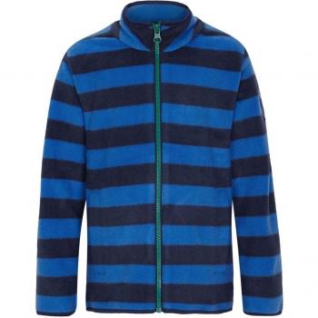 S.Oliver Jungen Sweatshirt 63.410.43.2620, Gestreift, Gr. 104 (blue AOP 55B0)