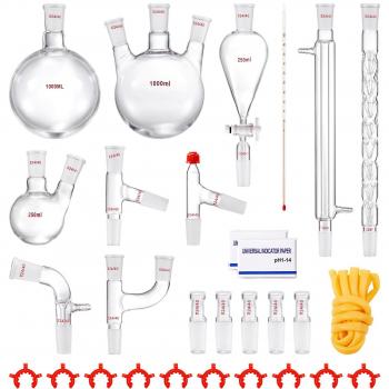 Kit de distillation en verre 3.3 Boro 1000 ml pour huiles essentielles