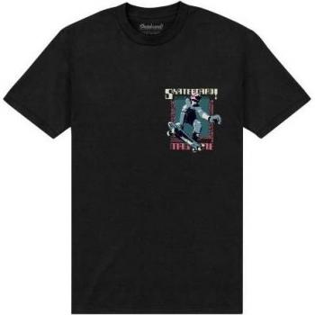 Magazijn Skateboard T-Shirt Unisex Zwart voor Volwassenen
