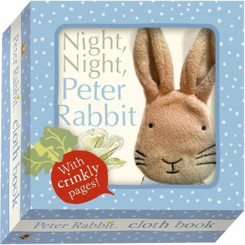 Night Night Peter Rabbit Cloth Book by Beatrix Potter 9780723268895 | Brand New