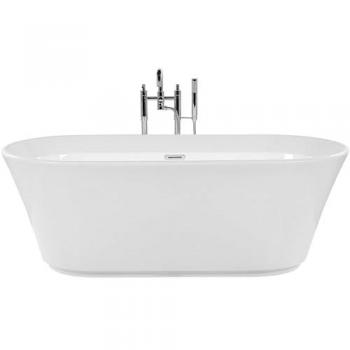 Oval Freestanding Bath Acrylic 170 x 80 cm White