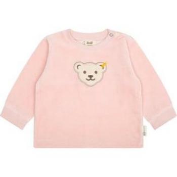 Sudadera Premium Steiff GOTS Rosa Plata 86