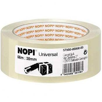 Nopi Packband 38mm x 66m, klar