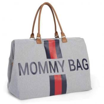 Borsa Fasciatoio Childhome 55x30x30 cm Righe Blu