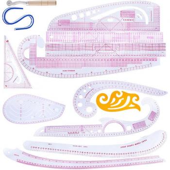 Règle Multifonctionnelle avec Bâtons en Plastique