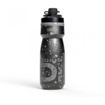 CamelBak 0,6 l Podium Dirt Chill Bidon – Grauer Sportflasche