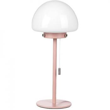 Lampe de table en métal rose Moruga