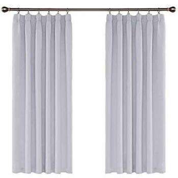 Umi EnergyGuard Thermal Pleated Curtains – 1 Pair