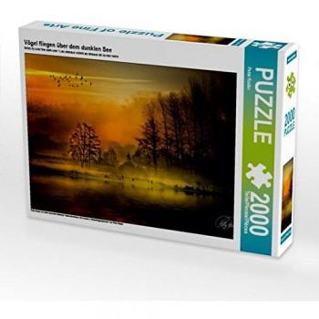 CALVENDO Puzzle Vögel über dem See