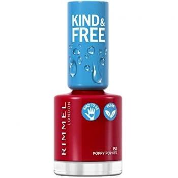 Rimmel Kind & Free Pintaúñas Tono 156 Poppy Pop Red 8ml
