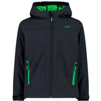 Boys’ 2-Year-Old Cmp Fix Softshell Hoodie – Anthracite & Deep Mint (Model 3A00094)