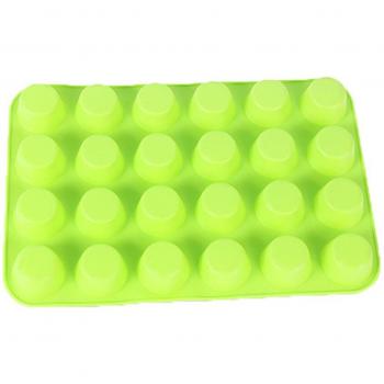 Molde de Decoración de Tartas en Silicona Anti-adhesiva: Mini Taza de Celosía – Pack de 24