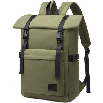 Mochila de Lona para Universitarios, Rucksack Impermeable para Ordenador