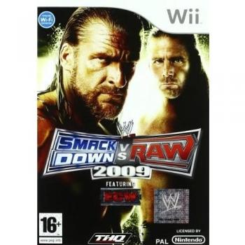 Championnat de Lutte : Smack Down Vs Raw 2009 Wii