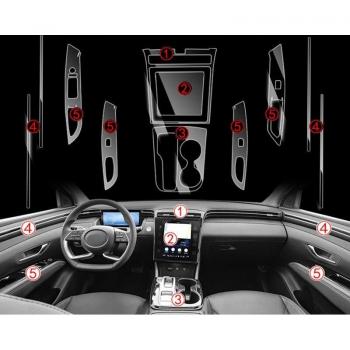 Protector TPU Completo: Panel, Ventana y Engranaje del Tucson NX4